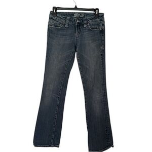 Miss Me Women's Boot Cut Jeans Size 26 Style JP4788 Cross Design Pockets GUC